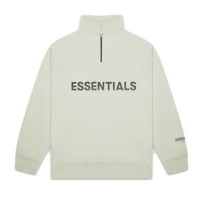 Essentials half zip sweater alfalfa sage
